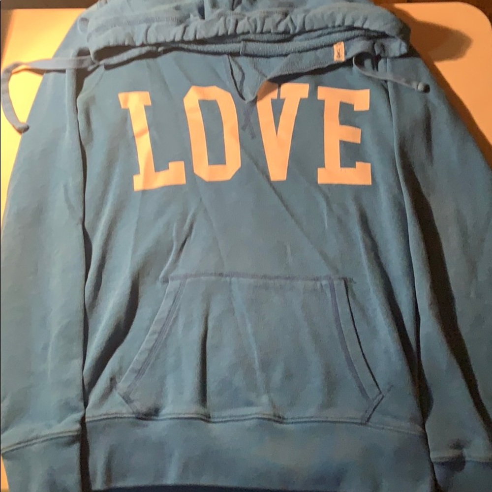 VS Pink Sweatshirt V-Neck size S